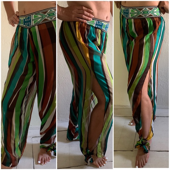 🚫NO SALE🚫Diane von Furstenberg Sheer Split Pants - Picture 5 of 5